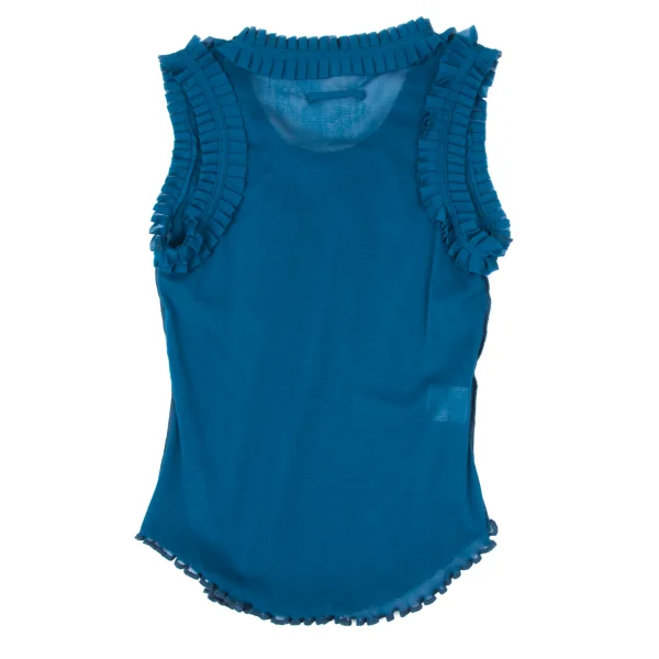 Jean Paul GAULTIER FEMME Frill Trim Mesh Tank Top K-164044_009