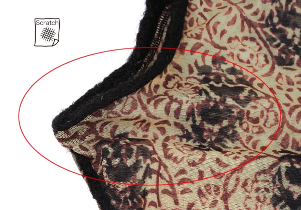 Jean Paul GAULTIER FEMME Knit Trim Floral Mesh Sleeveless K-164045_005