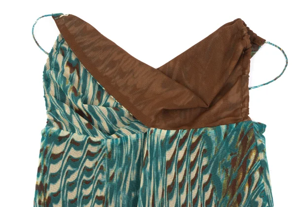 Jean Paul GAULTIER FEMME Marble Printed Mesh Camisole K-164046_003