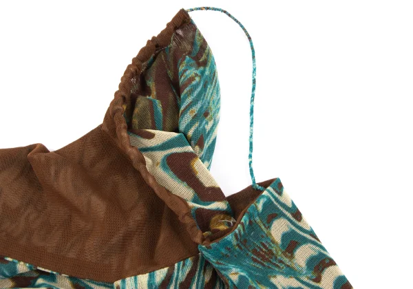 Jean Paul GAULTIER FEMME Marble Printed Mesh Camisole K-164046_005