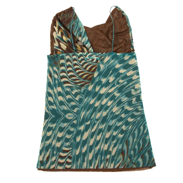 Jean Paul GAULTIER FEMME Marble Printed Mesh Camisole K-164046_009