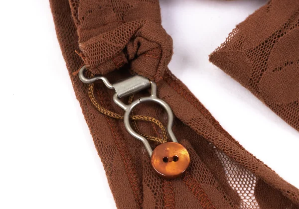 Jean Paul GAULTIER FEMME Leaf Jacquard Mesh Tank Top K-164047_005