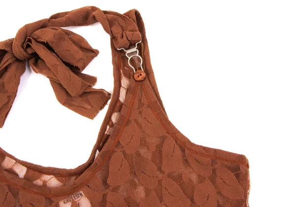 Jean Paul GAULTIER FEMME Leaf Jacquard Mesh Tank Top K-164047_007