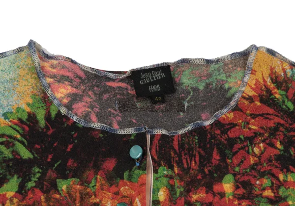 Jean Paul GAULTIER FEMME Colorful Native Printed Cardigan K-164048_004