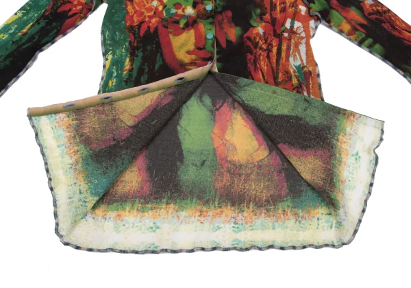 Jean Paul GAULTIER FEMME Colorful Native Printed Cardigan K-164048_009