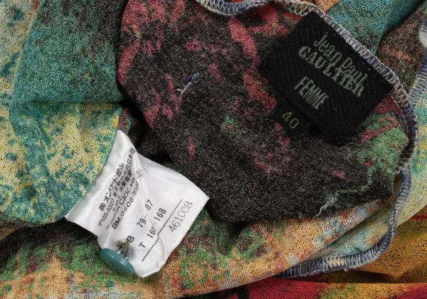 Jean Paul GAULTIER FEMME Colorful Native Printed Cardigan K-164048_015