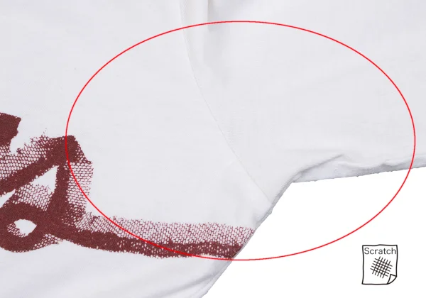 Jean Paul GAULTIER FEMME Logo Printed Frill Taping T-shirt K-164049_003