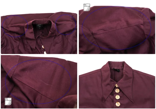 Jean Paul GAULTIER FEMME Multi Button Design Deformation Shirt K-164050_004