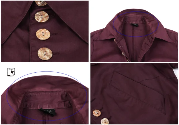 Jean Paul GAULTIER FEMME Multi Button Design Deformation Shirt K-164050_005