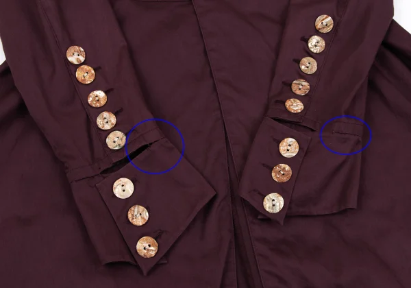 Jean Paul GAULTIER FEMME Multi Button Design Deformation Shirt K-164050_008