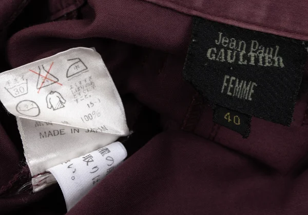 Jean Paul GAULTIER FEMME Multi Button Design Deformation Shirt K-164050_020