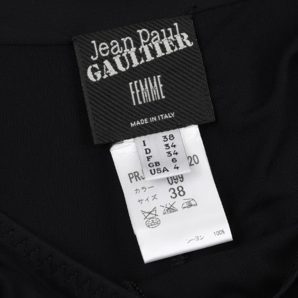 Jean Paul GAULTIER FEMME Belt Design Rayon Flare Pants K-164052_018