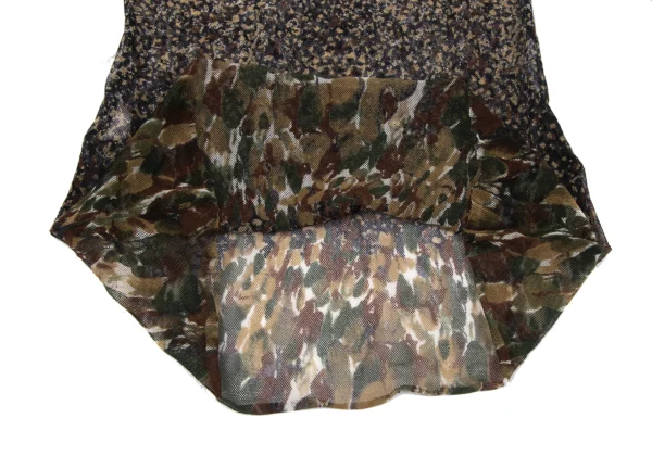 Jean Paul GAULTIER CLASSIQUE Knit Camouflage Mesh T-shirt K-164053_008