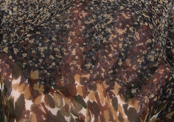 Jean Paul GAULTIER CLASSIQUE Knit Camouflage Mesh T-shirt K-164053_011