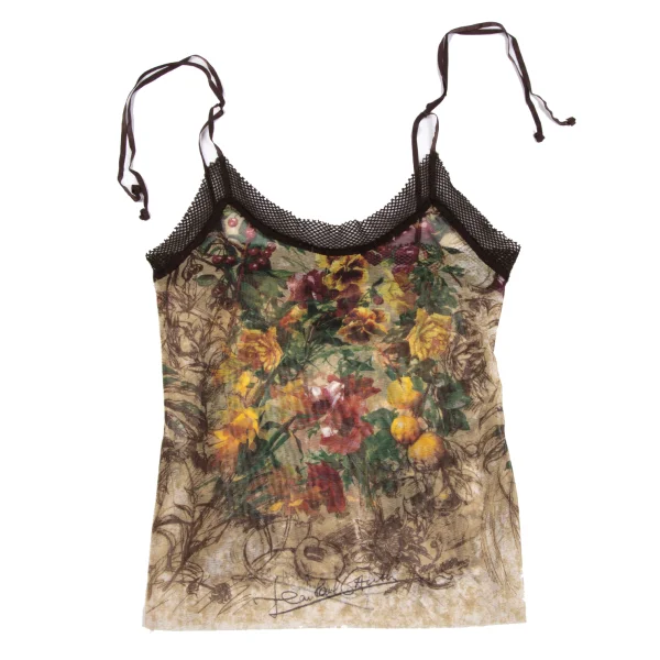 Jean Paul GAULTIER CLASSIQUE Mesh Floral Camisole K-164055_002