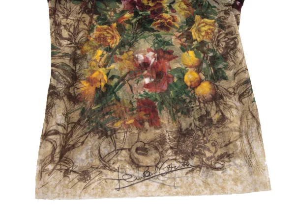 Jean Paul GAULTIER CLASSIQUE Mesh Floral Camisole K-164055_007