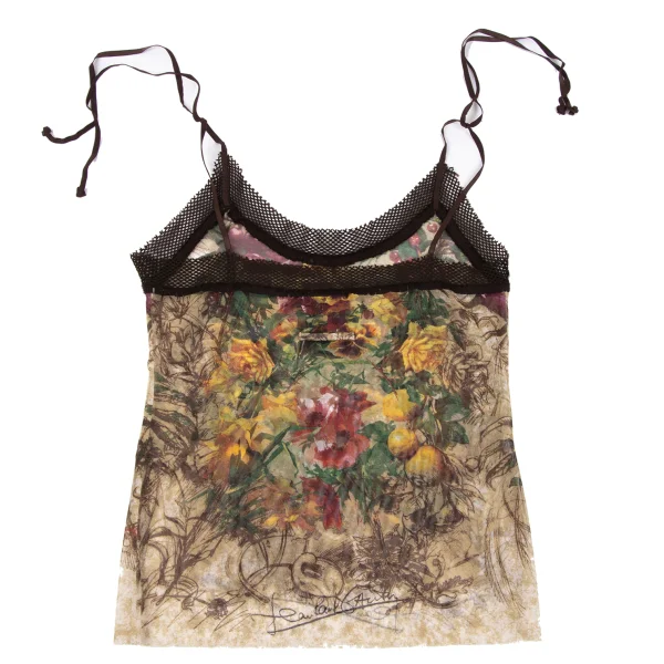 Jean Paul GAULTIER CLASSIQUE Mesh Floral Camisole K-164055_009