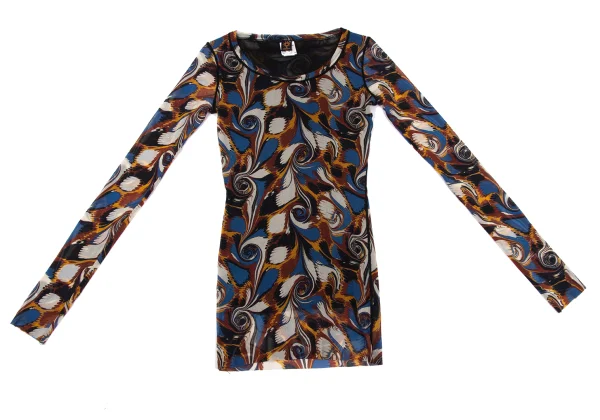 Jean Paul GAULTIER SOLEIL Psychedelic Printed Mesh T-shirt K-164056_002