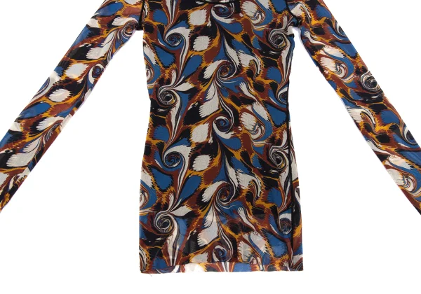 Jean Paul GAULTIER SOLEIL Psychedelic Printed Mesh T-shirt K-164056_007