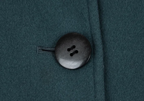 JUNIOR GAULTIER Fur Cuff Wool Trench Coat K-164058_006