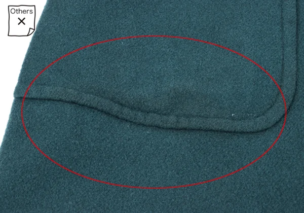 JUNIOR GAULTIER Fur Cuff Wool Trench Coat K-164058_011