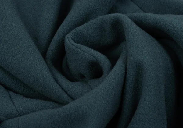 JUNIOR GAULTIER Fur Cuff Wool Trench Coat K-164058_018