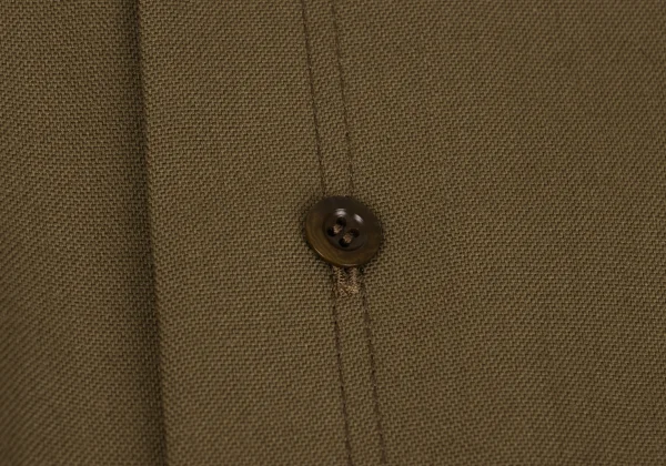 Y's Canvas Wool Belted Coat K-164060_005