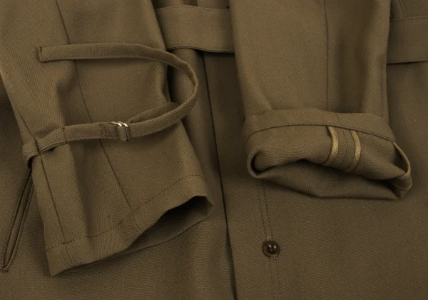 Y's Canvas Wool Belted Coat K-164060_007