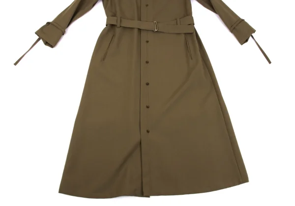 Y's Canvas Wool Belted Coat K-164060_008