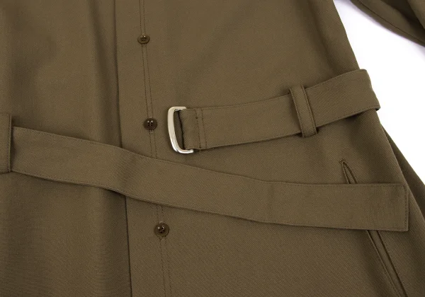 Y's Canvas Wool Belted Coat K-164060_009