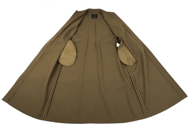 Y's Canvas Wool Belted Coat K-164060_011