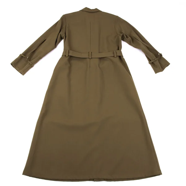 Y's Canvas Wool Belted Coat K-164060_012