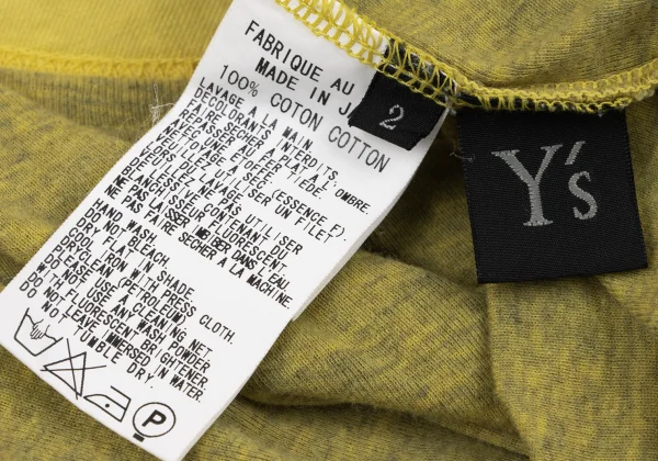 Y's Marbled Cotton T Shirt K-164061_011