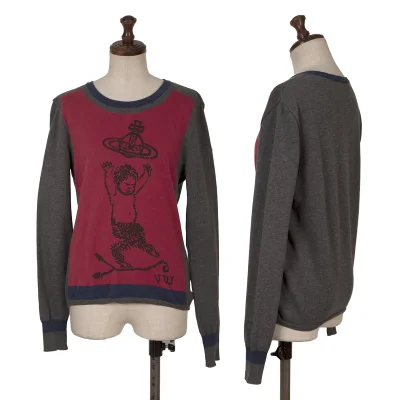 Vivienne Westwood Red Label Printed Intarsia Knit Top