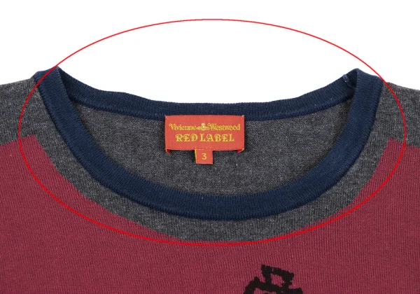 Vivienne Westwood Red Label Printed Intarsia Knit Top K-164063_004