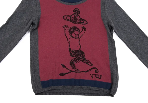 Vivienne Westwood Red Label Printed Intarsia Knit Top K-164063_009