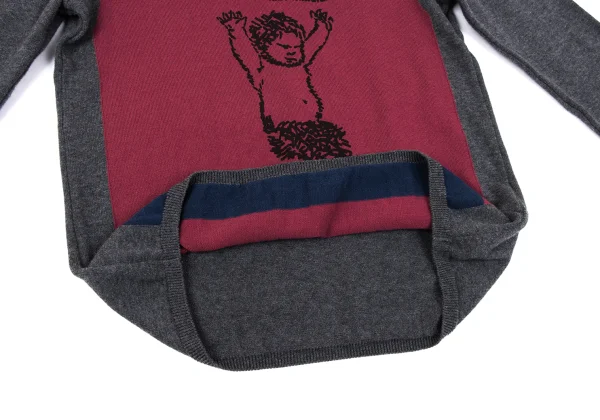 Vivienne Westwood Red Label Printed Intarsia Knit Top K-164063_012