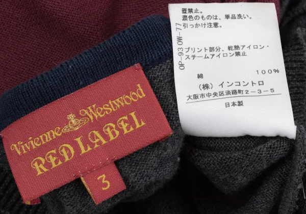 Vivienne Westwood Red Label Printed Intarsia Knit Top K-164063_016