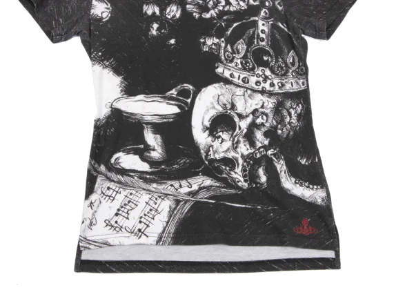 Vivienne Westwood Red Label Crown Skull Printed T Shirt K-164066_005