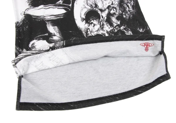 Vivienne Westwood Red Label Crown Skull Printed T Shirt K-164066_008