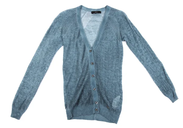 DIESEL Rayon Mohair See-through Cairdigan K-164068_002