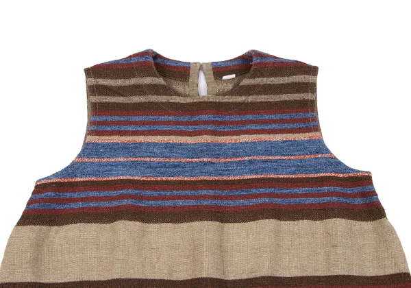 45rpm 45R Linen Cotton Stripe Sleeveless Top K-164069_003