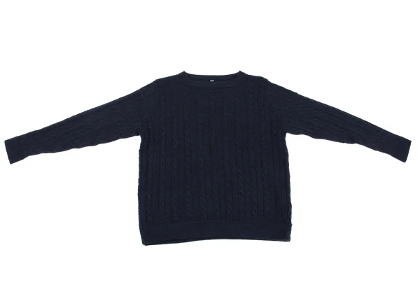 45rpm 45R Wool Stripe Cable Knit Sweater K-164070_002