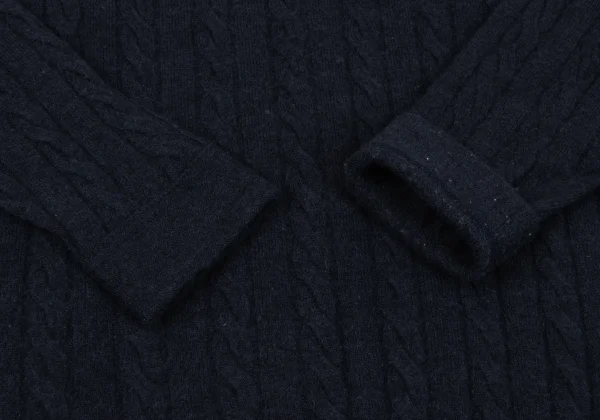 45rpm 45R Wool Stripe Cable Knit Sweater K-164070_006