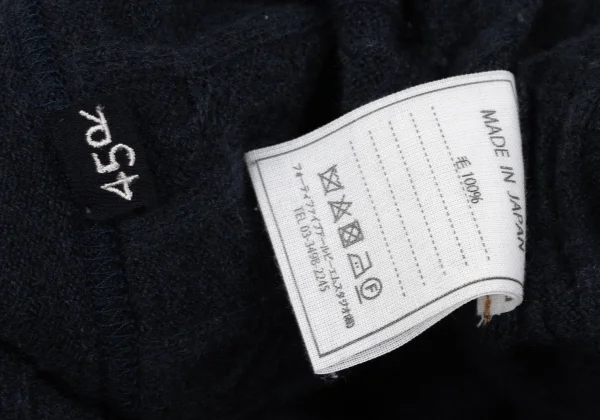 45rpm 45R Wool Stripe Cable Knit Sweater K-164070_013