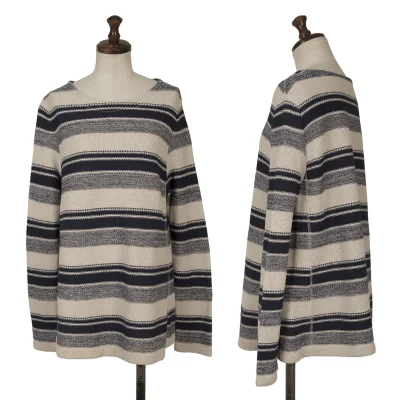 45rpm 45R Stripe Cotton Knit Top