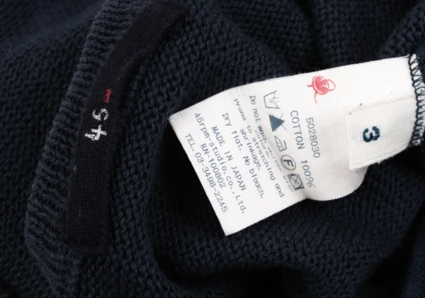 45rpm 45R 3/4 Sleeves Cotton Knit Top K-164072_014