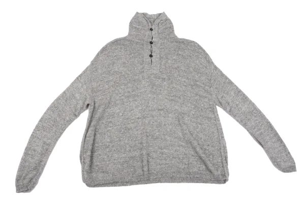 45rpm 45R Cotton Button Neck Knit Top K-164074_002