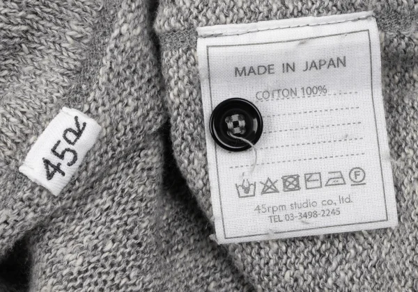 45rpm 45R Cotton Button Neck Knit Top K-164074_015