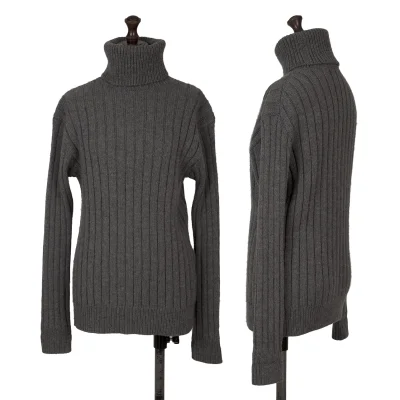45rpm 45R Wool Turtle Neck Rib Knit Sweater